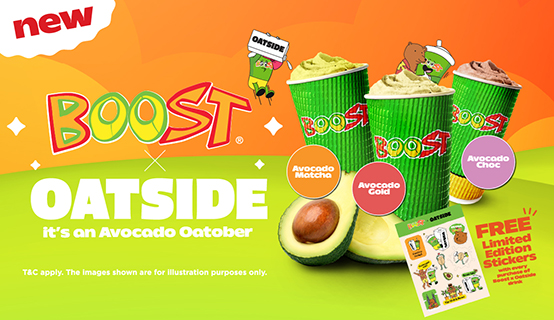 Wait… Boost x Oatside FREE STICKERS?!